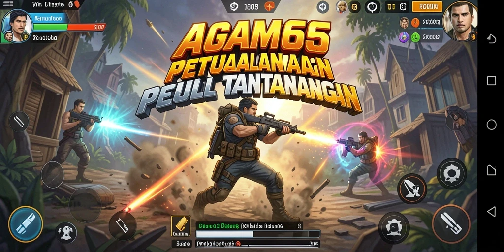 Tampilan gameplay AGAM66 yang penuh aksi dan seru.