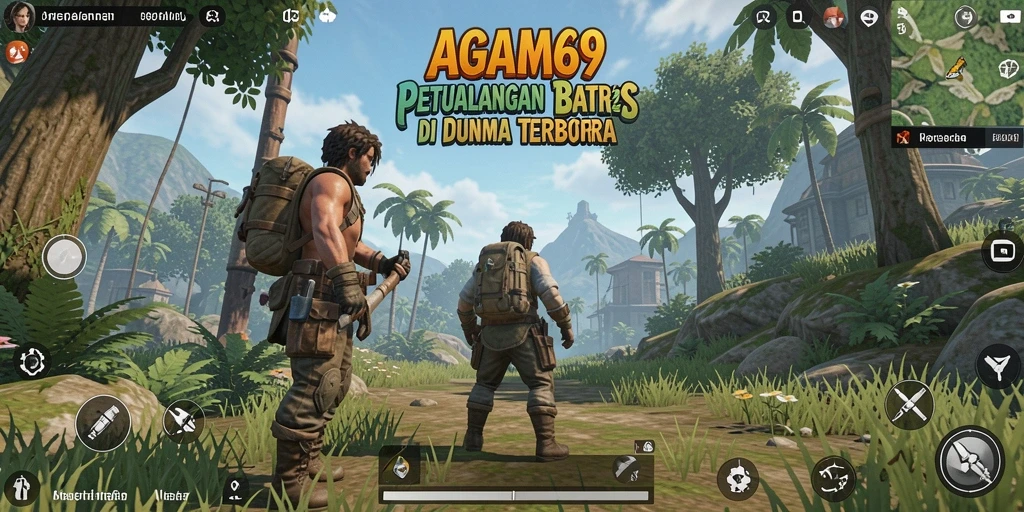 Tangkapan layar gameplay AGAM69 yang menampilkan petualangan mendebarkan di dunia terbuka.