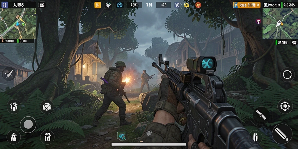 Screenshot gameplay AJR88 menampilkan aksinya yang intens dan mendebarkan.