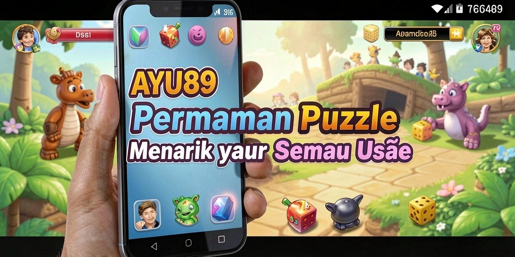 Tampilan gameplay AYU89 dengan tantangan puzzle yang menarik.