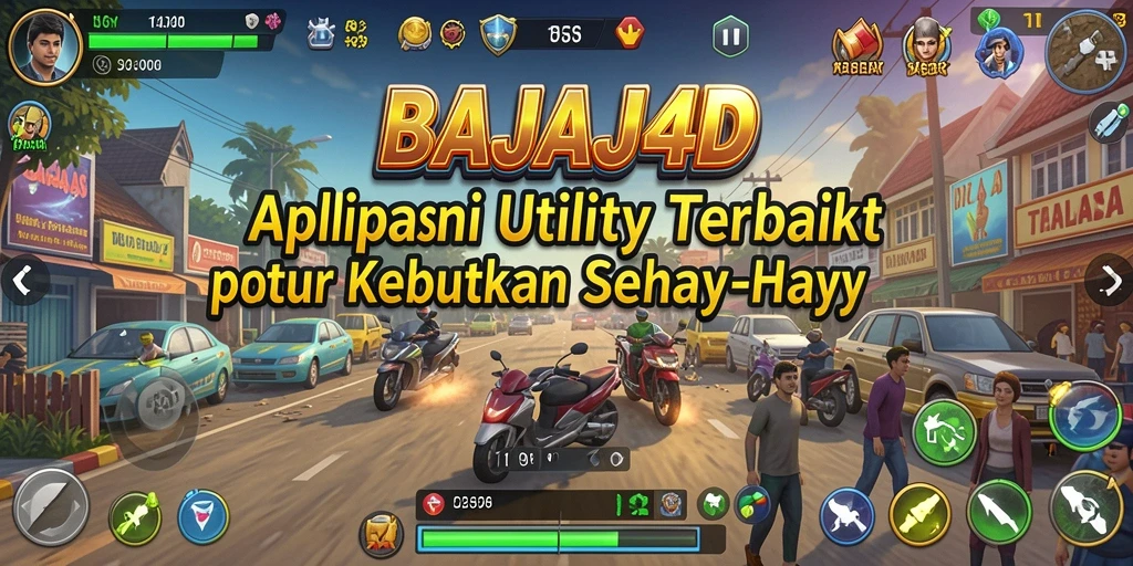 Tampilan aplikasi BAJAJ4D yang memudahkan penggunaan utility.