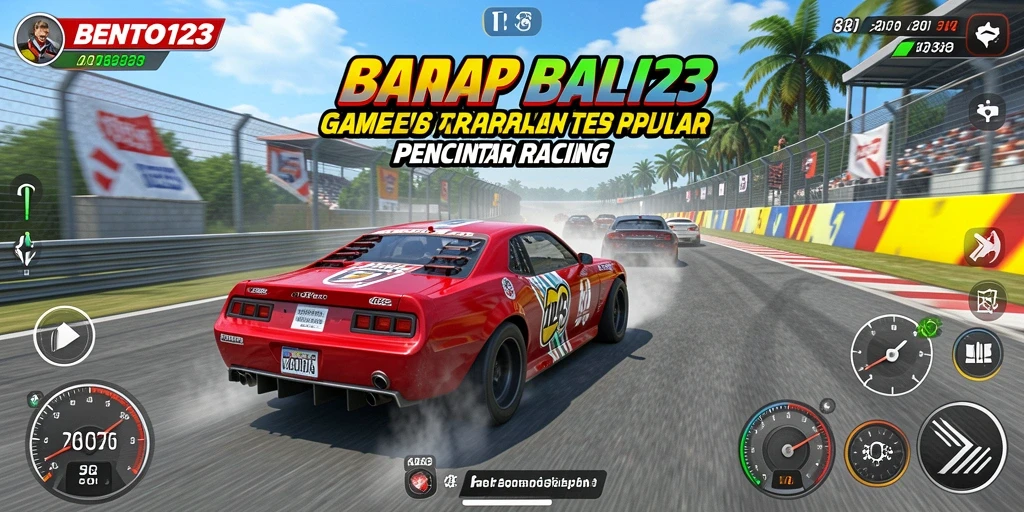 Tampilan gameplay balap menarik dari BENTO123 dengan kendaraan yang beragam.