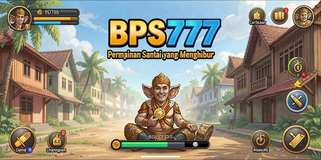 Tampilan gameplay <strong>BPJS777</strong> dengan karakter lucu dan level menarik.