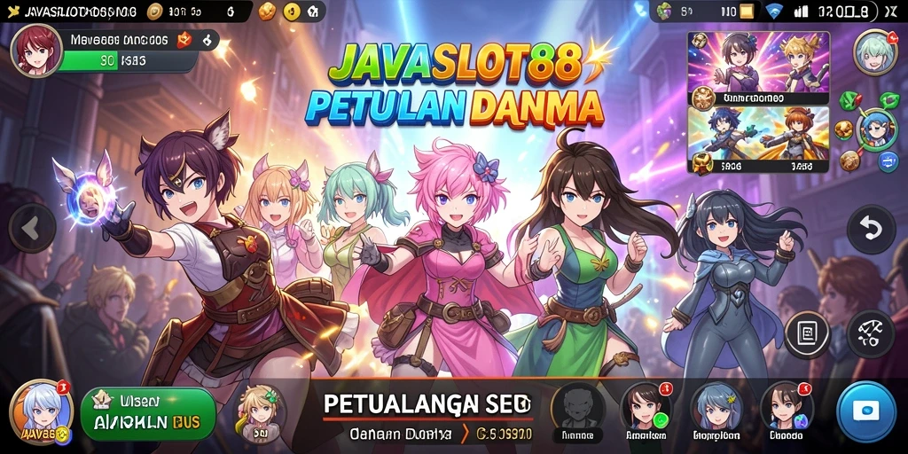 Tampilan mendebarkan dari gameplay JAVASLOT88 yang penuh aksi.
