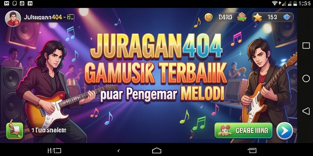Tampilan gameplay JURAGAN404 yang menarik dan interaktif.