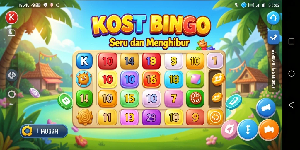 Tampilan gameplay KOSTOTO yang seru dan menantang.