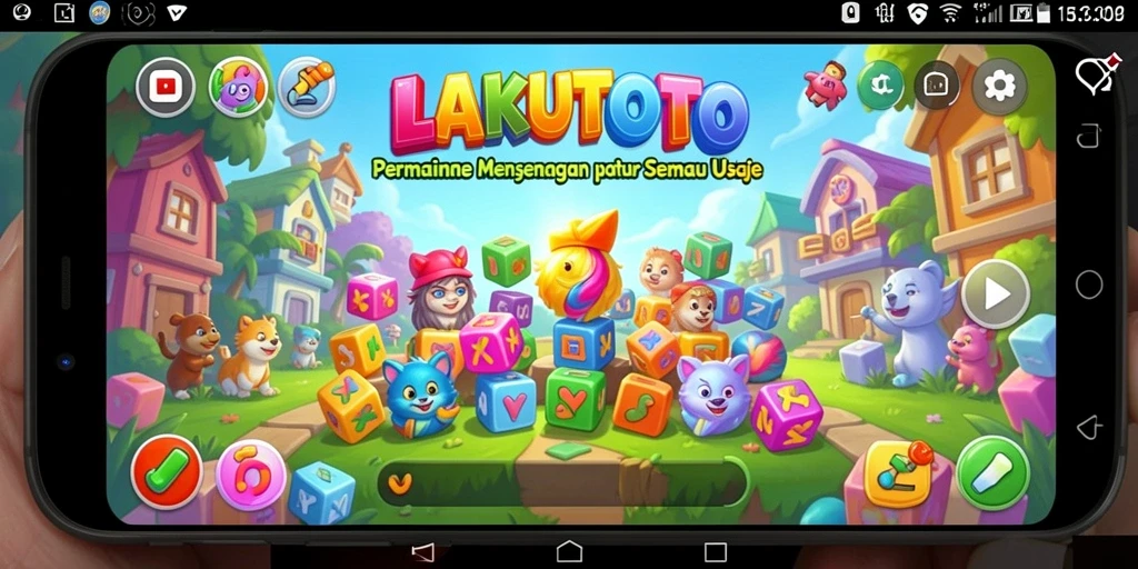 Gambaran gameplay puzzle menyenangkan di LAKUTOTO