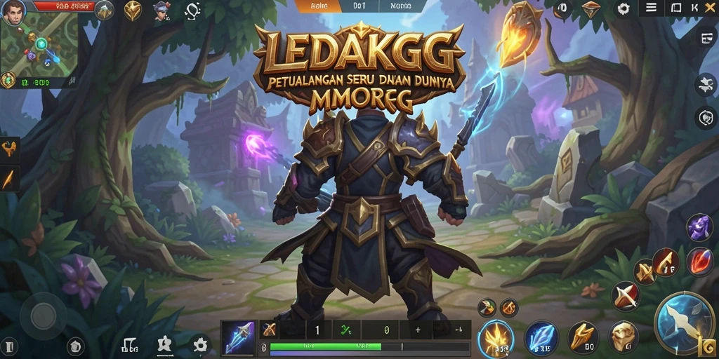Tampilan gameplay LEDAKGG yang menakjubkan dan mengasyikkan.