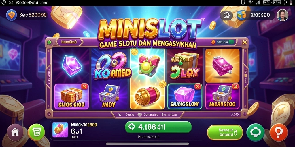 Gameplay seru MINISLOT dengan mesin slot yang menarik.