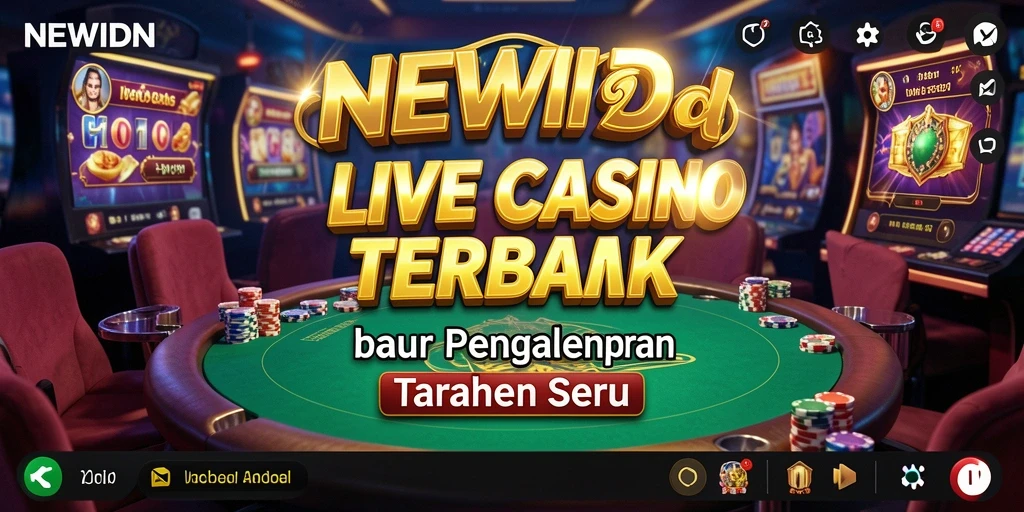 Tampilan gameplay Live Casino yang mendebarkan di NEWIDN.