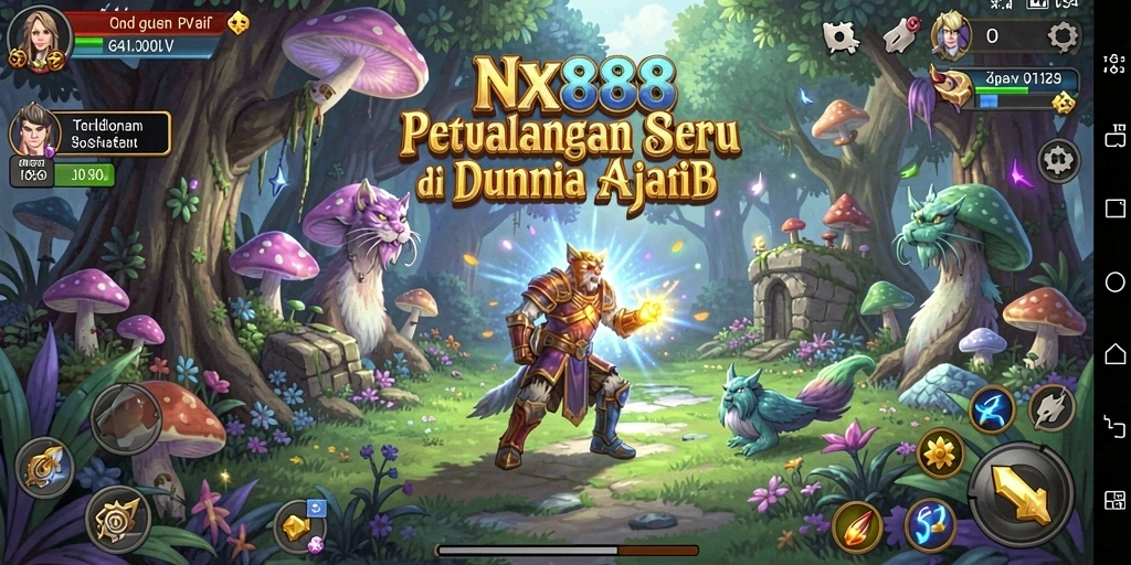 Gameplay NX888 menampilkan petualangan yang mendebarkan dan pemandangan yang menakjubkan.