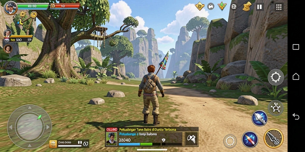 Gameplay OLLO4D yang seru dan dunia terbuka yang luas.