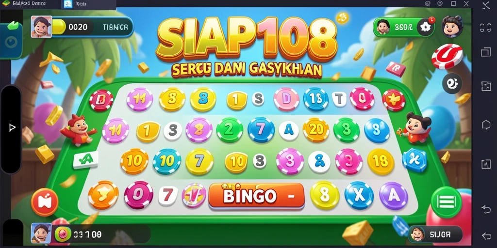 Gameplay seru Bingo di SIAP108 dengan interaksi pemain.