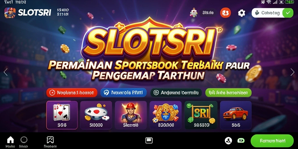 Tampilan gameplay SLOTSRI yang menegangkan dan interaktif.