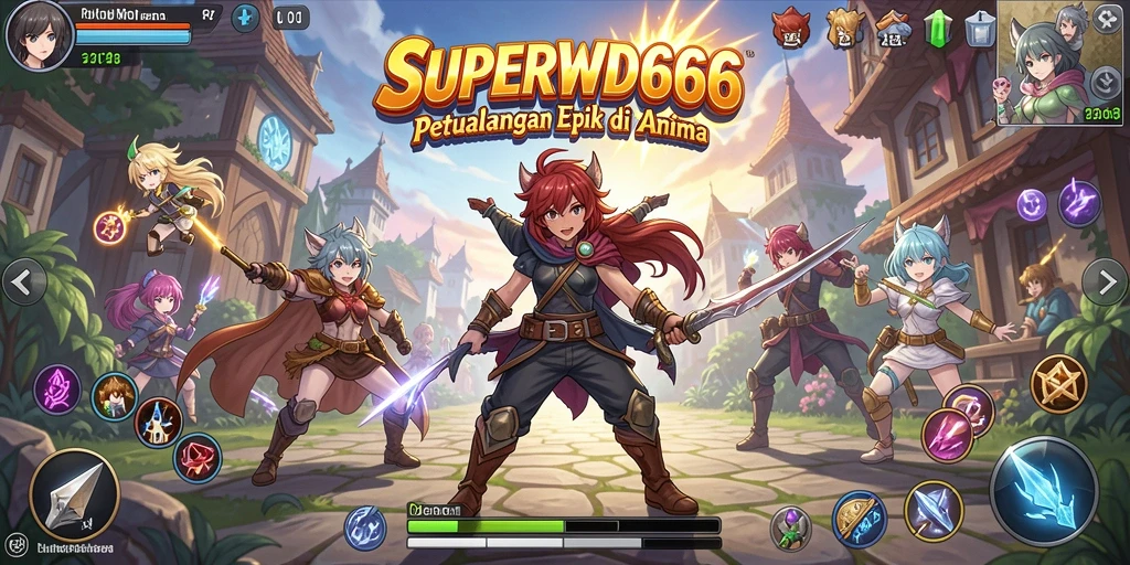 Gameplay seru dan interaktif di SUPERWD666.